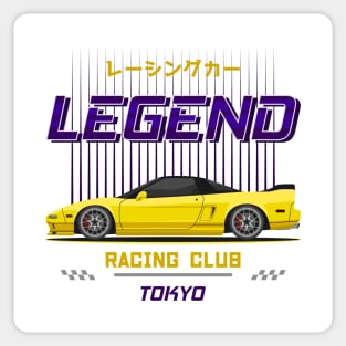 Midnight Racer Yellow NS X JDM Sticker